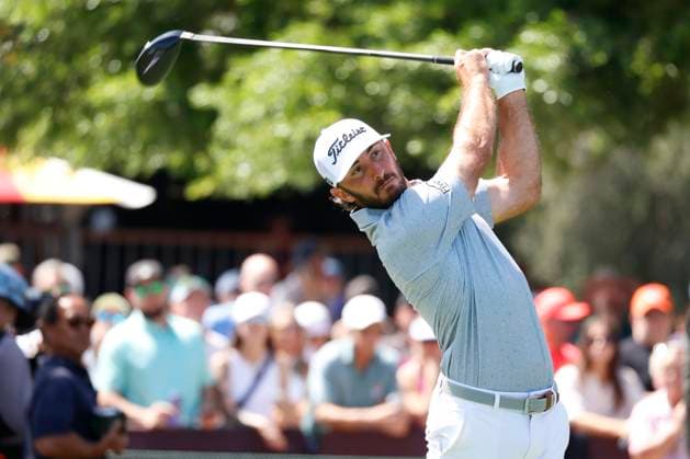 ORLANDO, FL - MARCH 10: PGA, Golf Herren golfer Max Homa hits his tee shot on the first hole during the Arnold Palmer Invitational presented by MasterCard at the Arnold Palmer s Bay Hill Club & Lodge on March 10, 2024, in Orlando, Florida. (Photo by Brian Spurlock Icon Sportswire) GOLF: MAR 10 PGA Arnold Palmer Invitational presented by Mastercard EDITORIAL USE ONLY Icon24031094