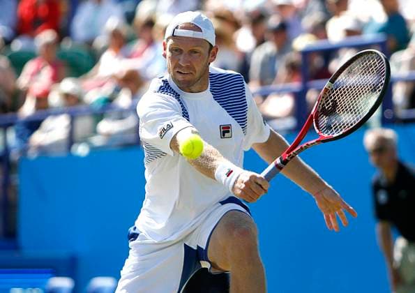 Tennis: Aegon International Eastbourne JUN 16 Rainer Schuettler of Germany plays a shot..Aegon International Eastbourne..James Ward v Rainer Schuettler..16th June, 2010.(Credit Image: Â Jake Badger Sportimage Cal Media) United Kingdom EDITORIAL USE ONLY Copyright: xx ZUMA-20100616_zaf_si1_112.jpg JakexBadgerx csmphoto339438