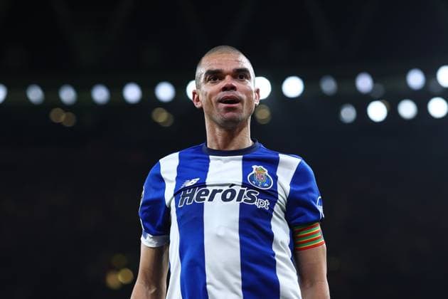 Arsenal v Porto 12 March 2024, London - UEFA Champion™s League, Round of Sixteen, Second Leg - Arsenal v Porto - Pepe of Porto - Photo: Charlotte Wilson Offside. London UK Copyright: xCharlottexWilsonx xOffsidexOffside