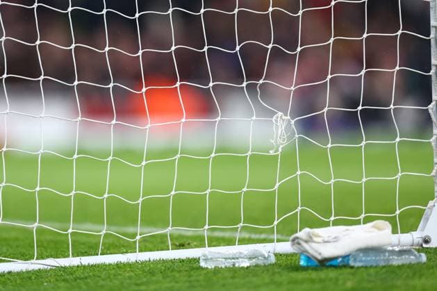 Arsenal v Porto 12 March 2024, London - UEFA Champion™s League, Round of Sixteen, Second Leg - Arsenal v Porto - A knot in the net - Photo: Charlotte Wilson Offside. London UK Copyright: xCharlottexWilsonx xOffsidexOffside