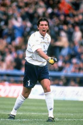 RECORD DATE NOT STATED GIANLUIGI BUFFON, Parma, Serie A, 1999-2000, Esultanza, Celebration, Jubel SERIE A 1999-2000 PARMA