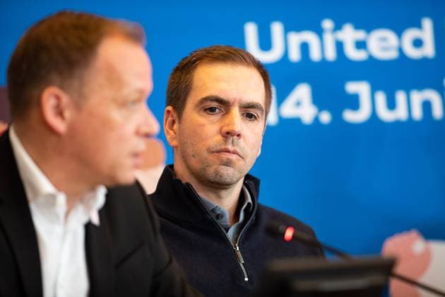 Sport Bilder des Tages UEFA Trophy Tour Eurofestival 2024 Podiumstalk in Stuttgart 13.03.2024 Philipp Lahm Turnierdirektor UEFA Euro24 UEFA Trophy Tour Eurofestival 2024 Podiumstalk in Stuttgart 13.03.2024 Stuttgart Copyright: xEibner-Pressefoto RogerxBuerkex EP RBE