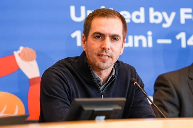 UEFA Trophy Tour Eurofestival 2024 Podiumstalk in Stuttgart 13.03.2024 Philipp Lahm UEFA Trophy Tour Eurofestival 2024 Podiumstalk in Stuttgart 13.03.2024 Stuttgart Copyright: xEibner-Pressefoto RogerxBuerkex EP RBE