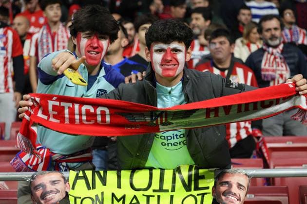 Champions League match between Atletico Madrid vs Inter 03 13 2024 Madrid, second leg of the 2023 24 Champions League round of 16, football match between CF Atletico Madrid vs FC Internazionale Milano at the Civita Metropolitano stadium in Madrid In picture : supporters Atletico Madrid Madrid stadio Civitas Metropolitano di Madrid madrid SPAGNA Copyright: xFABIOxSASSOxFabioxSassox 2L8A9853