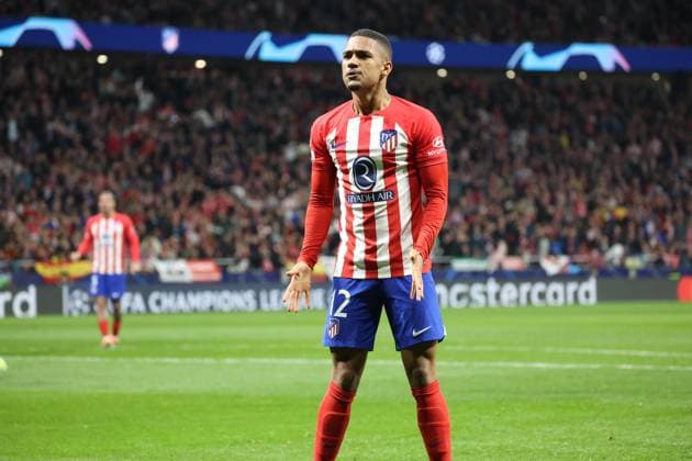 Champions League match between Atletico Madrid vs Inter 03 13 2024 Madrid, second leg of the 2023 24 Champions League round of 16, football match between CF Atletico Madrid vs FC Internazionale Milano at the Civita Metropolitano stadium in Madrid In picture : Samuel Lino of Atletico de Madrid Madrid stadio Civitas Metropolitano di Madrid madrid SPAGNA Copyright: xFABIOxSASSOxFabioxSassox 2L8A9953