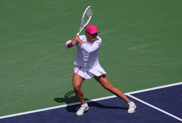Iga Swiatek of Poland in action BNP Paribas Open, Tennis, Day 9, Indian Wells Tennis Garden, California, USA - 14 Mar 2024  Copyright: xEllaxLing Shutterstockx 14386185bn