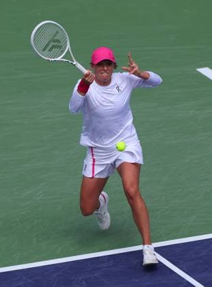 Iga Swiatek of Poland in action BNP Paribas Open, Tennis, Day 9, Indian Wells Tennis Garden, California, USA - 14 Mar 2024  Copyright: xEllaxLing Shutterstockx 14386185ax