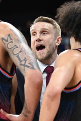 Tuomas Iisalo ( coach Paris Basket ) during the Eurocup match between Paris Basketball and Joventut Badalona at Adidas Arena on March 14, 2024 in Paris, France. ( Photo by federico pestellini panoramic ) - BASKET : Paris Basket vs Joventut Badalona - Eurocup - 14 03 2024 FedericoPestellini Panoramic 
