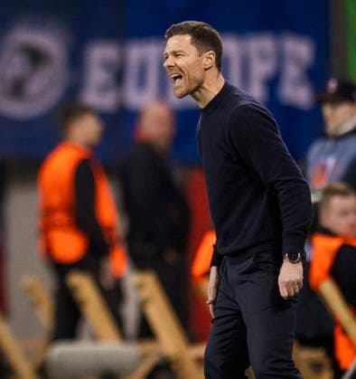 Leverkusen, Germany. 14th Mar 2024. Trainer Xabi Alonso (Leverkusen) Bayer Leverkusen - Qarabag Agdam 14.03.2024