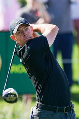 March 14, 2024, Ponte Vedra Beach, Florida, United States: Rory McIlroy tees off the 18th hole during the first round of the 2024 PLAYERS Championship at TPC Sawgrass. Ponte Vedra Beach United States - ZUMAw109 20240314_fap_w109_036 Copyright: xDebbyxWongx