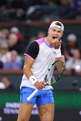 Daniil Medvedev defeated Holger Rune (Den) TENNIS : Indian Wells 2024 - 14 03 2024 AntoineCouvercelle Panoramic 