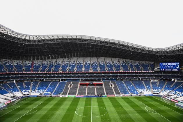 RECORD DATE NOT STATED Concacaf Champions Cup 2024 Monterrey (MEX) vs FC Cincinnati (USA) - Round of 16 General view stadium during the round of 16 second leg match between Monterrey and FC Cincinnati as part of the CONCACAF Champions Cup 2024, at BBVA Bancomer Stadium on March 14, 2024 in Monterrey, Nuevo Leon, Mexico.. MONTERREY NUEVO LEON MEXICO  Copyright: xJONATHANxDUENASx 20240314173048_CCC_2024_R16_MTY_CIN_STADIUM4