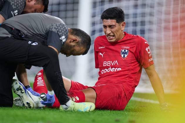 Sport Themen der Woche KW11 Sport Bilder des Tages RECORD DATE NOT STATED Concacaf Champions Cup 2024 Monterrey (MEX) vs FC Cincinnati (USA) - Round of 16 Esteban Andrada of Monterrey during the round of 16 second leg match between Monterrey and FC Cincinnati as part of the CONCACAF Champions Cup 2024, at BBVA Bancomer Stadium on March 14, 2024 in Monterrey, Nuevo Leon, Mexico.. MONTERREY NUEVO LEON MEXICO  Copyright: xJorgexMartinezx 20240314203340_CCC_2024_R16_MTY_CIN_ANDRADA103