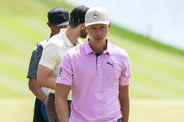 March 15, 2024, Ponte Vedra Beach, Florida, United States: MATTI SCHMID of Germany walks off the 18th green during the second round of the 2024 PLAYERS Championship at TPC Sawgrass. Ponte Vedra Beach United States - ZUMAw109 20240315_fap_w109_011 Copyright: xDebbyxWongx