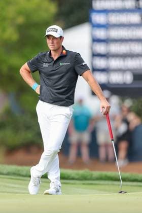 March 15, 2024: Viktor Hovland on the 7th green during the second round of THE PLAYERS Championship at TPC Sawgrass in Ponte Vedra, FL. CSM Ponte Vedra United States of America - ZUMAc04_ 20240315_zma_c04_108 Copyright: xGrayxSiegelx