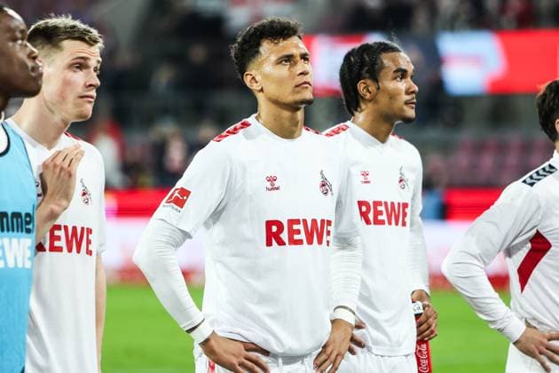 Sport Bilder des Tages Fussball, Bundesliga Saison 2023 24 26.Spieltag 1.FC Köln - RB Leipzig 15.03.2024, RheinEnergieSTADION Davie Selke (1.FC Köln, 27) Köln RheinEnergieSTADION Nordrhein-Westfahlen Deutschland