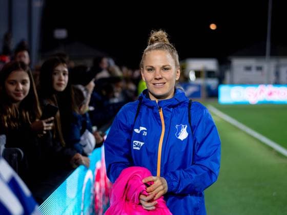 Leonie Maier (TSG Hoffenheim, 20), GER, TSG 1899 Hoffenheim vs VfL Wolfsburg, Fussball Google Pixel Frauen Bundesliga, 16. Spieltag, Saison 2023 2024, 15.03.2024 DFB regulations prohibit any use of photographs as image sequences and or quasi-video GER, TSG 1899 Hoffenheim vs VfL Wolfsburg, Fussball Google Pixel Frauen Bundesliga, 16. Spieltag, Saison 2023 2024, 15.03.2024 Hoffenheim Copyright: xEibner-Pressefoto Memmlerx EP_MMR
