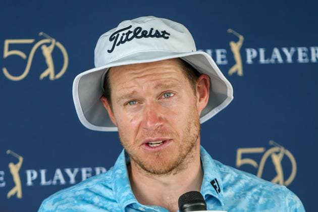 March 16, 2024, Ponte Vedra Beach, Florida, United States: PETER MALNATI (USA) speaks to the media after the third round of the 2024 PLAYERS Championship at TPC Sawgrass. Ponte Vedra Beach United States - ZUMAw109 20240316_fap_w109_014 Copyright: xDebbyxWongx