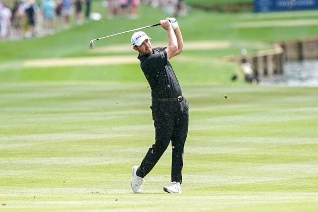 March 16, 2024, Ponte Vedra Beach, Florida, United States: PATRICK CANTLAY (USA) hits a fairway shot on the 18th hole during the third round of the 2024 PLAYERS Championship at TPC Sawgrass. Ponte Vedra Beach United States - ZUMAw109 20240316_fap_w109_015 Copyright: xDebbyxWongx