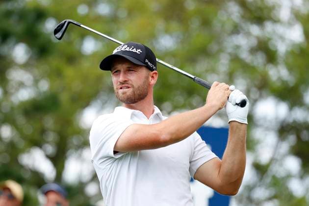 PONTE VEDRA BEACH, FL - MARCH 16: PGA, Golf Herren golfer Wyndam Clark plays his tee shot on the 4th hole during the third round of The Players Championship on March 16, 2024, at TPC Sawgrass in Ponte Vedra Beach, Florida. (Photo by Brian Spurlock Icon Sportswire) GOLF: MAR 16 PGA THE PLAYERS Championship EDITORIAL USE ONLY Icon2403161