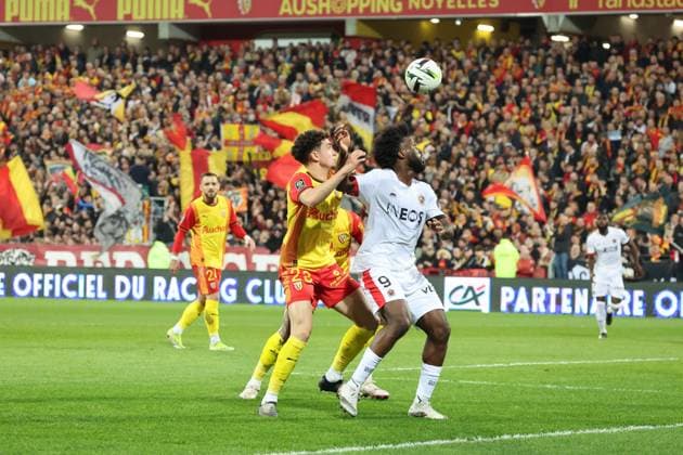 Terem MOFFI (OGC Nice) lors du match RC Lens - OGC Nice, Ligue 1, stade Bollaert-Delelis, le 16 mars 2024 FOOTBALL : RC LENS vs NICE - LIGUE 1 - 16 03 2024 LaurentSanson Panoramic 