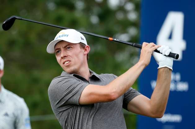 PONTE VEDRA BEACH, FL - MARCH 16: PGA, Golf Herren golfer Matt Fitzpatrick plays his tee shot on the 4th hole during the third round of The Players Championship on March 16, 2024, at TPC Sawgrass in Ponte Vedra Beach, Florida. (Photo by Brian Spurlock Icon Sportswire) GOLF: MAR 16 PGA THE PLAYERS Championship EDITORIAL USE ONLY Icon24031619