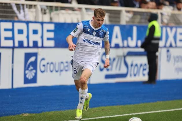 RECORD DATE NOT STATED (Auxerre) Paul Joly Football : Auxerre vs Caen - Ligue 2 - 16 03 2024 StephanieGrossetete Panoramic 