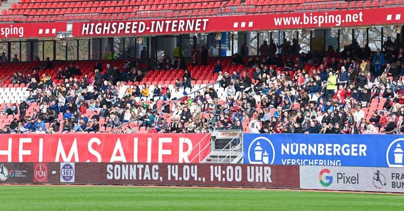 Germany, Nuernberg, 17.03.2024, Max-Morlock-Stadion, 1. FC Nuernberg vs SC Freiburg - Frauen-Bundesliga, spectators in the Max-Morlock-Stadion Nuremberg Max-Morlock-Stadion Bavaria Germany