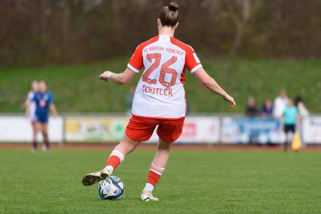 Aschheim, Germany, March 17th 2024: Alara Sehitler (26 FC Bayern Munich II) during the 2. Frauen-Bundesliga match between FC Bayern Munich II and Turbine Potsdam at Sportpark Aschheim, Germany. (Sven Beyrich SPP) Copyright: xSvenxBeyrich SPPx spp-en-SvBe-20240317-D75_1907