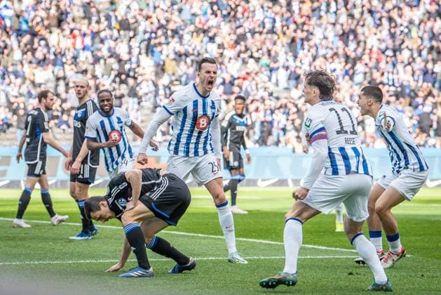 2. Fußball Bundesliga, Hertha BSC vs FC Schalke 04; Berlin, 17.03.2024 Jubel zum 1:0 durch Haris Tabakovic (Hertha BSC, 25) 2. Fußball Bundesliga, Hertha BSC vs FC Schalke 04, Olympiastadion, Berlin, 17.03.2024 DFL REGULATIONS PROHIBIT ANY USE OF PHOTOGRAPHS AS IMAGE SEQUENCES AND OR QUASI-VIDEO.