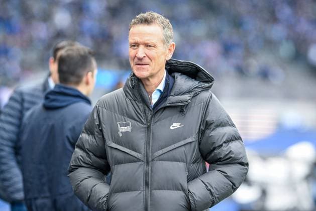 2. Bundesliga - Hertha BSC Berlin - FC Schalke 04 am 17.03.2024 im Olympiastadion in Berlin Thomas Herrich, Kaufmännischer Geschäftsführer von Hertha BSC