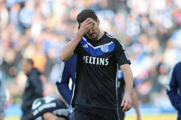 17.03.2024, xtgx, Fussball 2. Bundesliga, Hertha BSC - FC Schalke 04 emspor, v.l. Marcin Kaminski (Schalke, 35) enttaeuscht, enttäuscht, schaut enttaeuscht, niedergeschlagen, disappointed (DFL DFB REGULATIONS PROHIBIT ANY USE OF PHOTOGRAPHS as IMAGE SEQUENCES and or QUASI-VIDEO) Berlin