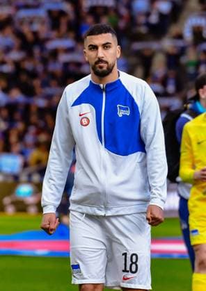 17.03.2024, xlakx, Fussball 2. Bundesliga, Hertha BSC - FC Schalke 04, emspor, v.l. Aymen Barkok (Hertha BSC 18) (DFL DFB REGULATIONS PROHIBIT ANY USE OF PHOTOGRAPHS as IMAGE SEQUENCES and or QUASI-VIDEO) Berlin *** 17 03 2024, xlakx, Soccer 2 Bundesliga, Hertha BSC FC Schalke 04, emspor, v l Aymen Barkok Hertha BSC 18 DFL DFB REGULATIONS PROHIBIT ANY USE OF PHOTOGRAPHS as IMAGE SEQUENCES and or QUASI VIDEO Berlin
