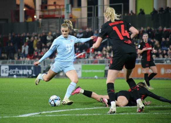 18.03.2024, xgrfx, Fussball 1.Bundesliga Damen, Bayer Leverkusen - 1.FC Köln emspor, v.l. Selina Cerci (1.FC Köln) (DFL DFB REGULATIONS PROHIBIT ANY USE OF PHOTOGRAPHS as IMAGE SEQUENCES and or QUASI-VIDEO) Leverkusen