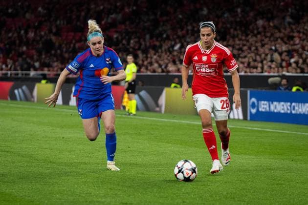 Lisbon, Portugal, March 19 2024: Andrea Falcon (28 SL Benfica) in action during the UEFA Womens Champions League game between SL Benfica and Olympique Lyonnais at Estadio do Lisboa e Benfica in Lisbon, Portugal. (Pedro Porru SPP) Copyright: xPedroxPorrux xSPPx spp-en-PePoSp-4F8A4061