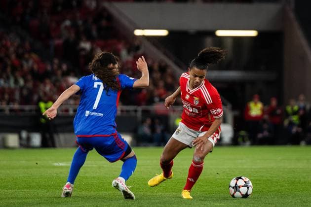 Lisbon, Portugal, March 19 2024: Marie Alidou (2 SL Benfica) in action during the UEFA Womens Champions League game between SL Benfica and Olympique Lyonnais at Estadio do Lisboa e Benfica in Lisbon, Portugal. (Pedro Porru SPP) Copyright: xPedroxPorrux xSPPx spp-en-PePoSp-4F8A4115