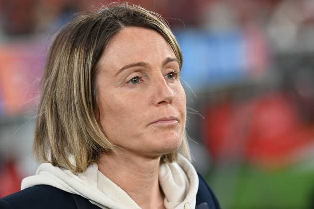 Lisbon, Portugal, Tuesday 19 March 2024 UEFA Women s Champions League 2023 24 1 4 Final SL Benfica - Olympique Lyon, Coach Sonia Bompastor (Olympique Lyon) Copyright: JoaquimxFerreira