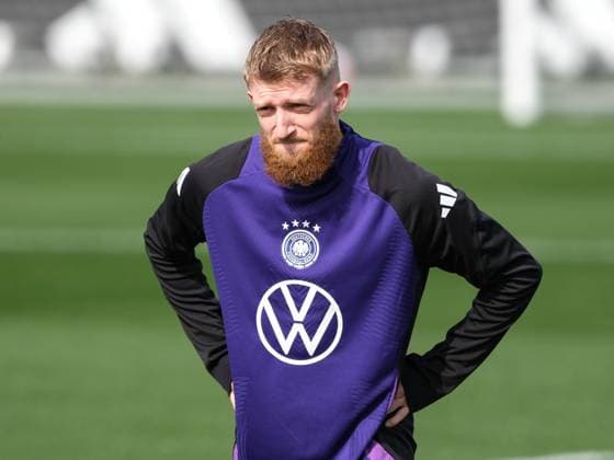 Jan-Niklas Beste (Deutschland) GER, Training, Fussball-Nationalmannschaft der Maenner, DFB-Campus, Frankfurt am Main, 20.03.2024. GER, Training, Fussball-Nationalmannschaft der Maenner, DFB-Campus, Frankfurt am Main, 20.03.2024. Frankfurt Copyright: xEibner-Pressefoto FlorianxWieganx EP_FWD