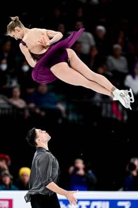 Bilder des Jahres 2024, Sport 03 März Sport Themen der Woche KW12 Sport Bilder des Tages Minerva Fabienne HASE & Nikita VOLODIN (GER), during Pairs Short Program, at the ISU World Figure skating, Eiskunstlauf Championships 2024, at Centre Bell, on March 20, 2024 in Montreal, Canada. Noxthirdxpartyxsales  (247812422)