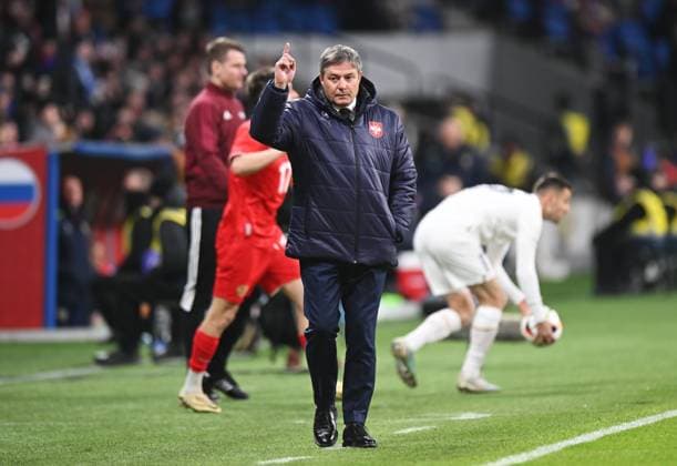 Russia Soccer Friendly Russia - Serbia 8647063 21.03.2024 Serbia s head coach Dragan Stojkovic reacts during a friendly match between the Russian and Serbian teams, in Moscow, Russia. Grigory Sysoev Sputnik Moscow Russia  Copyright: xGrigoryxSysoevx