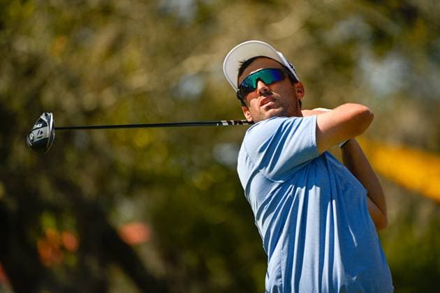 PALM HARBOR, FL - MARCH 21: Ryan McCormick (USA) watches his tee shot on 5 during Rd1 of the Valspar Championship at Innisbrook Resort - Copperhead, on March 21, 2024, in Palm Harbor, Florida. (Photo by Ken Murray Icon Sportswire) GOLF: MAR 21 PGA, Golf Herren Valspar Championship EDITORIAL USE ONLY Icon2403210631