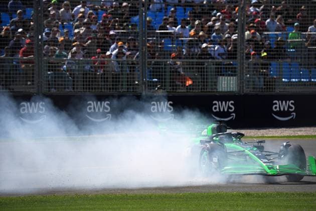Sport Bilder des Tages 22.03.2024, Albert Park Circuit, Melbourne, FORMULA 1 ROLEX AUSTRALIAN GRAND PRIX 2024 ,im Bild Dreher von Valtteri Bottas (FIN), Stake F1 Team Kick Sauber Melbourne Albert Park Circuit Victoria Australien