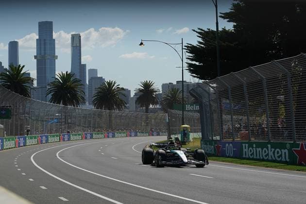 FORMULA 1 ROLEX AUSTRALIAN GRAND PRIX 2024 22.03.2024, Albert Park Circuit, Melbourne, FORMULA 1 ROLEX AUSTRALIAN GRAND PRIX 2024 ,im Bild Lewis Hamilton (GBR), Mercedes-AMG Petronas Formula One Team
