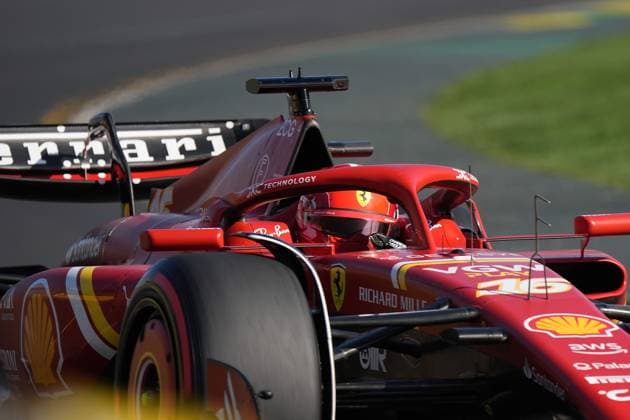 22.03.2024, Albert Park Circuit, Melbourne, FORMULA 1 ROLEX AUSTRALIAN GRAND PRIX 2024 ,im Bild Charles Leclerc (MCO), Scuderia Ferrari Melbourne Albert Park Circuit Victoria Australien
