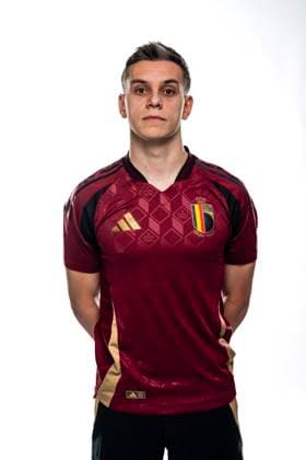 Commercial Shoot - Belgian Red Devils EURO 2024 TUBIZE, BELGIUM - MARCH 19 : Trossard Leandro forward of Belgium pictured during a commercial photo shoot in Proximus Basecamp. on March 19, 2024 in Tubize, Belgium, 19 03 2024 Tubize Belgium  Copyright: xGvgx