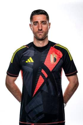 Commercial Shoot - Belgian Red Devils EURO 2024 TUBIZE, BELGIUM - MARCH 19 : Casteels Koen goalkeeper of Belgium pictured during a commercial photo shoot in Proximus Basecamp. on March 19, 2024 in Tubize, Belgium, 19 03 2024 Tubize Belgium  Copyright: xGvgx