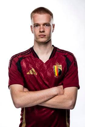 Commercial Shoot - Belgian Red Devils EURO 2024 TUBIZE, BELGIUM - MARCH 19 : Vermeeren Arthur midfielder of Belgium pictured during a commercial photo shoot in Proximus Basecamp. on March 19, 2024 in Tubize, Belgium, 19 03 2024 Tubize Belgium  Copyright: xGvgx