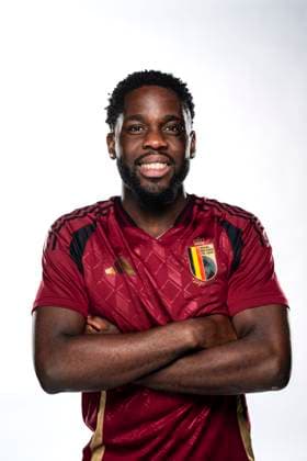 Commercial Shoot - Belgian Red Devils EURO 2024 TUBIZE, BELGIUM - MARCH 19 : Mangala Orel midfielder of Belgium pictured during a commercial photo shoot in Proximus Basecamp. on March 19, 2024 in Tubize, Belgium, 19 03 2024 Tubize Belgium  Copyright: xGvgx