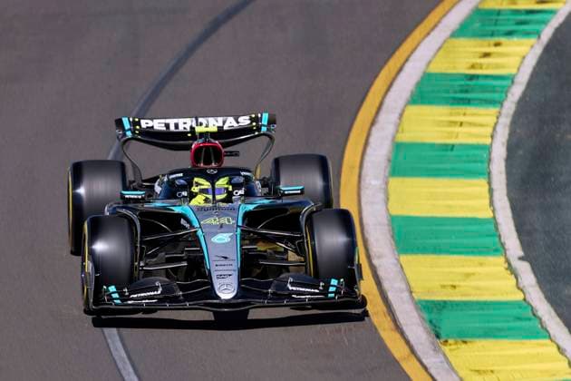HAMILTON Lewis F1 Team Mercedes FIA F1 Saison 2024 Formel 1 GP Australien am 22. 03. 2024 in Melbourne Copyright: xJerryxAndrex