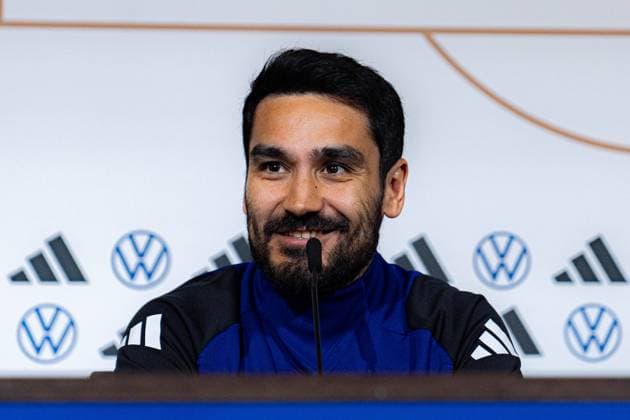 Pressekonferenz mit Julian Nagelsmann und Ilkay Guendogan vor Frankreich vs. Deutschland, Fussball, Testspiel, 22.03.2024 DFL REGULATIONS PROHIBIT ANY OUSE OF PHOTOGRAPHS AS IMAGE SEQUENCES AND OR QUASI-VIDEO Pressekonferenz mit Julian Nagelsmann und Ilkay Guendogan vor Frankreich vs. Deutschland, Fussball, Testspiel, 22.03.2024 Lyonn Copyright: xEibner-Pressefoto BahhoxKarax EP_GER